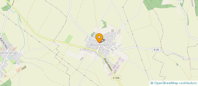 localisation de l'entreprise SIVOS DES CINQ TILLEULS  BOUZINCOURT