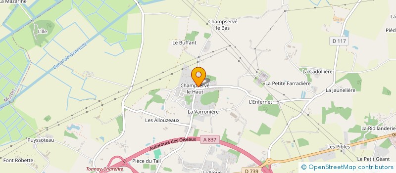 localisation de l'entreprise SIVOS DES ECOLES GENOUILLE ST CREPIN  GENOUILLE