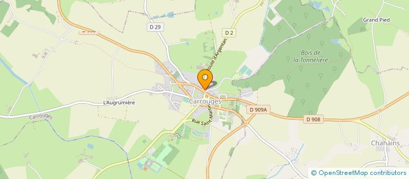 localisation de l'entreprise SIVOS DU COLLEGE DE CARROUGES à CARROUGES