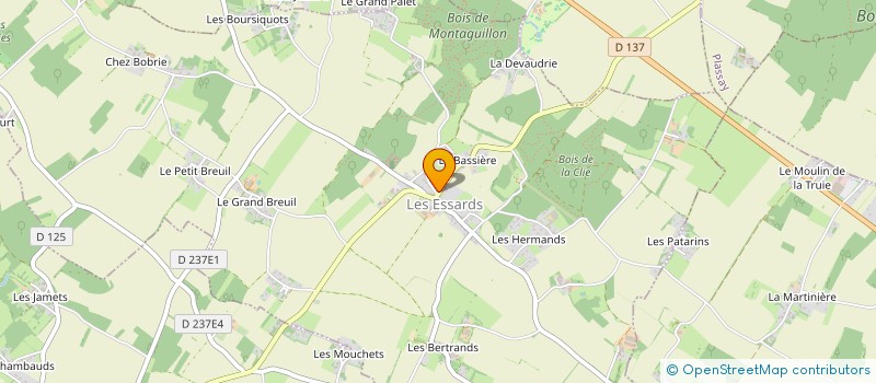 localisation de l'entreprise SIVOS GESTION REGROUPEMENT SCOLAIRE  LES ESSARDS