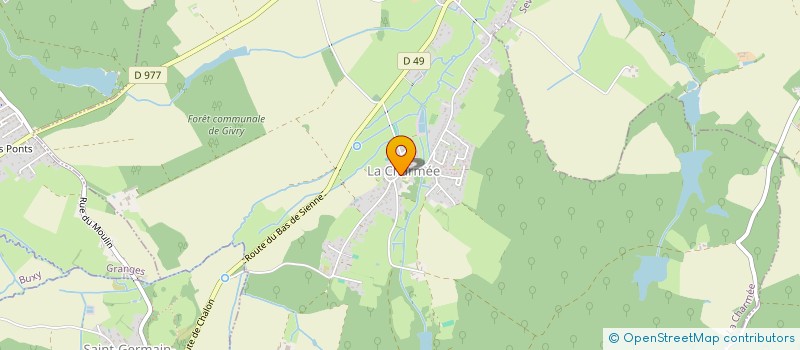 localisation de l'entreprise SIVOS LA CHARMEE GRANGES SAINT GERMAIN LES BUXY  LA CHARMEE
