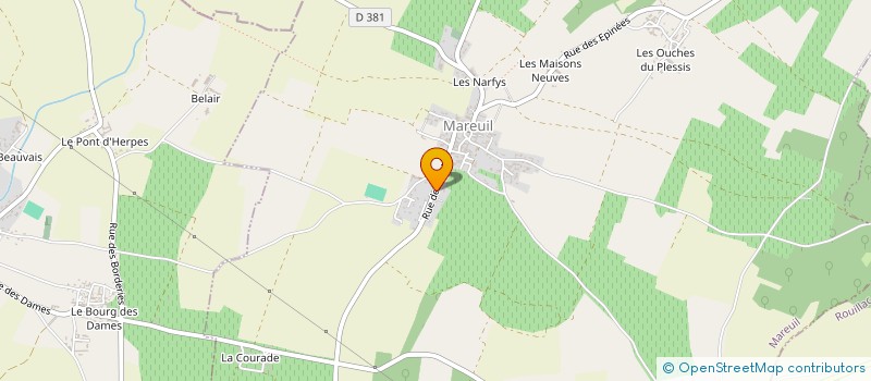 localisation de l'entreprise SIVOS MAREUIL COURBILLAC PLAIZAC SONNEVILLE à MAREUIL