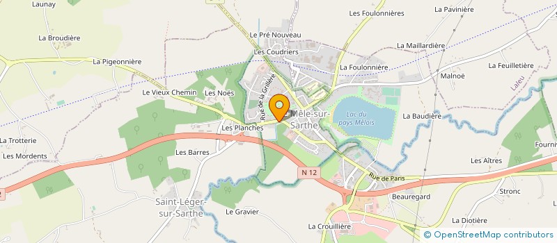 localisation de l'entreprise SIVOS MELE SUR SARTHE à LE MELE-SUR-SARTHE