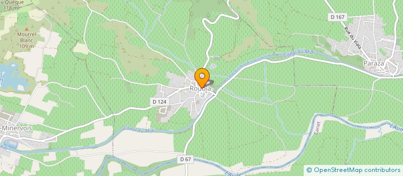 localisation de l'entreprise SIVOS ROUBIA ARGENS PARAZA  ROUBIA