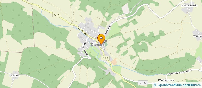 localisation de l'entreprise SIVOS ROUSSON MARSANGY à MARSANGY
