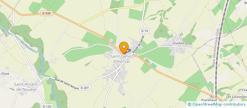 localisation de l'entreprise SIVOS ST GENIS D'HIERSAC / ST AMANT DE NOUERE à SAINT-GENIS-D'HIERSAC