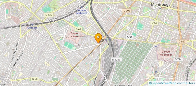 localisation de l'entreprise SIVR'IMMO  CHATILLON