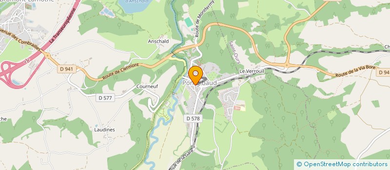 localisation de l'entreprise SIVU ASSAINISSEMENT DES BORDS DE SIOULE à PONTGIBAUD