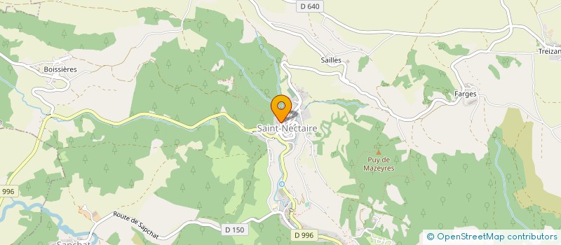 localisation de l'entreprise SIVU ASSAINISSEMENT DU SECTEUR AMONT DE LA COUZE CHAMBON à SAINT-NECTAIRE