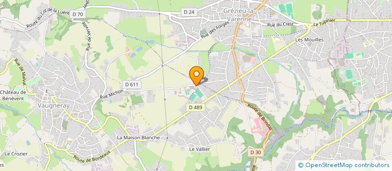 localisation de l'entreprise SIVU ASSAINISSEMENT HTE VALLEE DU GARON à VAUGNERAY