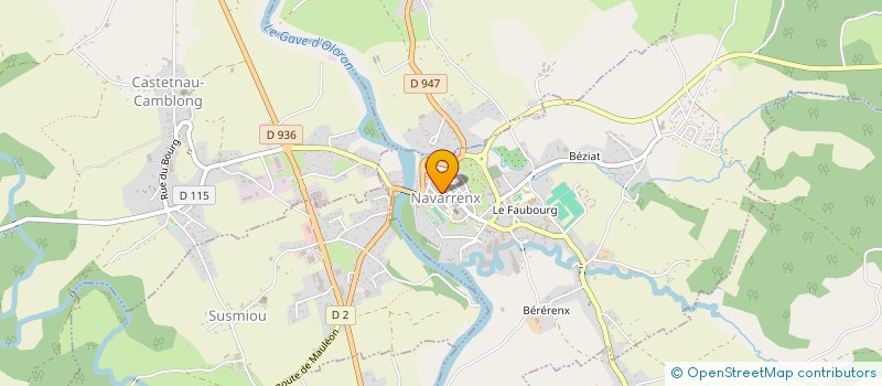 localisation de l'entreprise SIVU ASSAINISSEMENT NAVARRENX à NAVARRENX