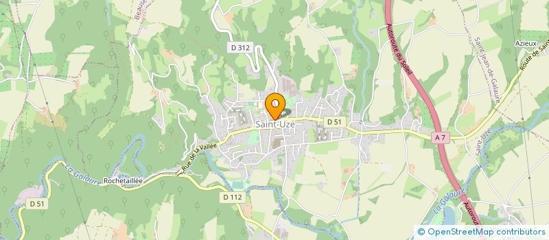 localisation de l'entreprise SIVU CENTRE LOISIRS VERNETS DE GALAURE à SAINT-UZE