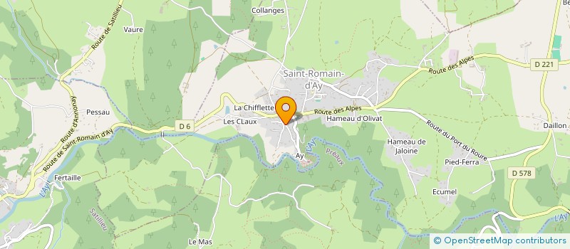 localisation de l'entreprise SIVU COMPLEXE SPORTIF DE BRENIEUX à SAINT-ROMAIN-D'AY