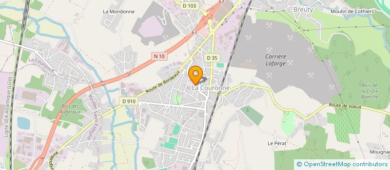 localisation de l'entreprise SIVU CRECHE DE LA COURONNE, NERSAC ET ROULLET-SAINT-ESTEPHE à LA COURONNE