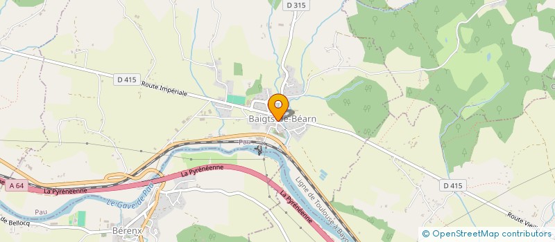 localisation de l'entreprise SIVU DE BALANSUN-CASTETIS  CASTETIS