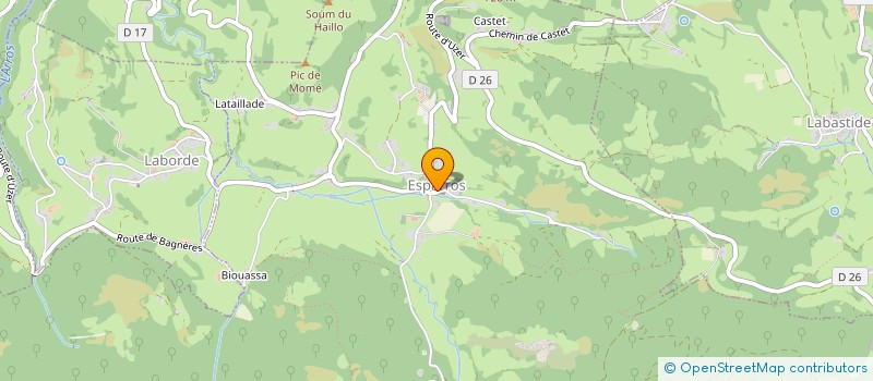localisation de l'entreprise SIVU DE L'AYGUETTE à ESPARROS