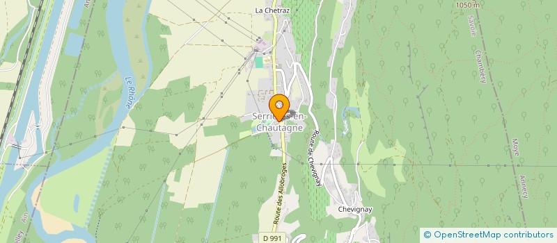 localisation de l'entreprise SIVU DE L'ECOLE MATERNELLE  SERRIERES-EN-CHAUTAGNE