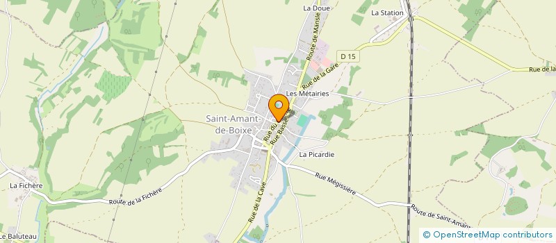 localisation de l'entreprise SIVU DE LA FORET DE LA BOIXE à SAINT-AMANT-DE-BOIXE