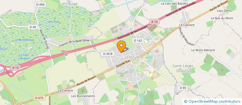 localisation de l'entreprise SIVU DE LA REGION DE DOZULE à DOZULE