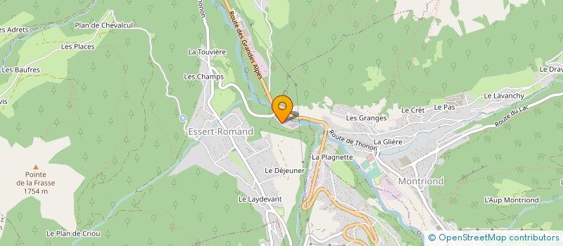 localisation de l'entreprise SIVU DE LA VALLEE D'AULPS à ESSERT-ROMAND