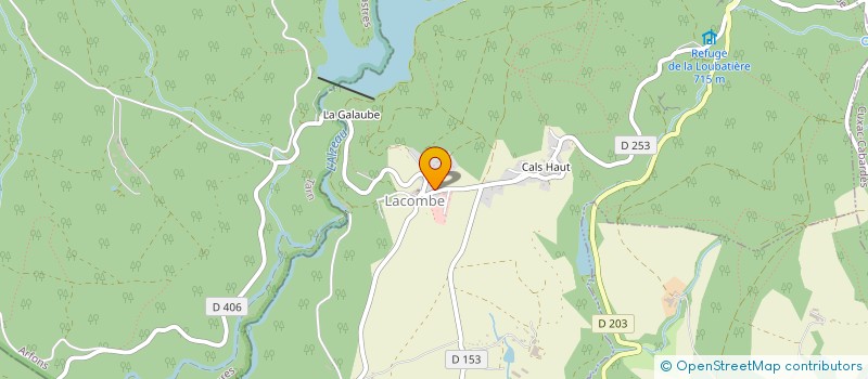 localisation de l'entreprise SIVU DE LA VALLEE DU LINON  LACOMBE