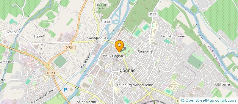 localisation de l'entreprise SIVU DE LUTTE CONTRE LES FLEAUX ATMOSPHERIQUES à COGNAC