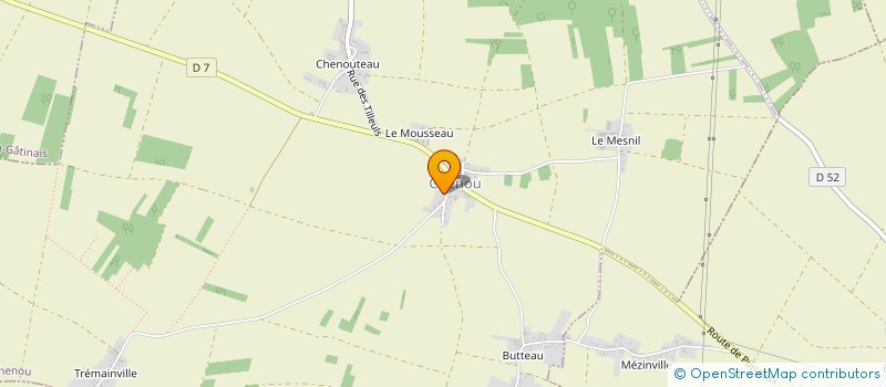 localisation de l'entreprise SIVU DE PRODUCTION D'EAU DU PLATEAU DU GATINAIS à BOUGLIGNY