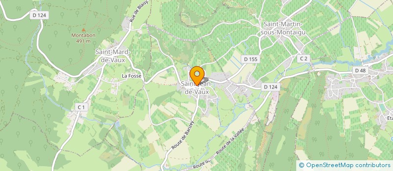 localisation de l'entreprise SIVU DEFENSE INCENDIE MONTABON ORBIZE à SAINT-JEAN-DE-VAUX