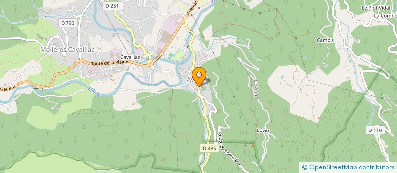localisation de l'entreprise SIVU DES EAUX DE LA VALLEE DE LA GLEPPE à AVEZE