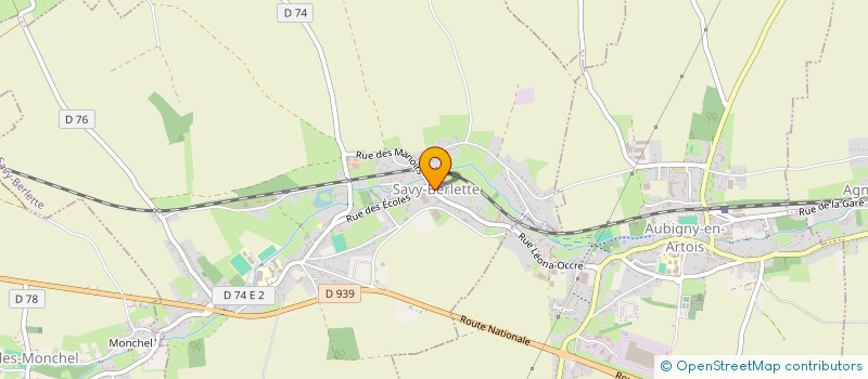 localisation de l'entreprise SIVU DES HAUTS DE SCARPE  SAVY-BERLETTE