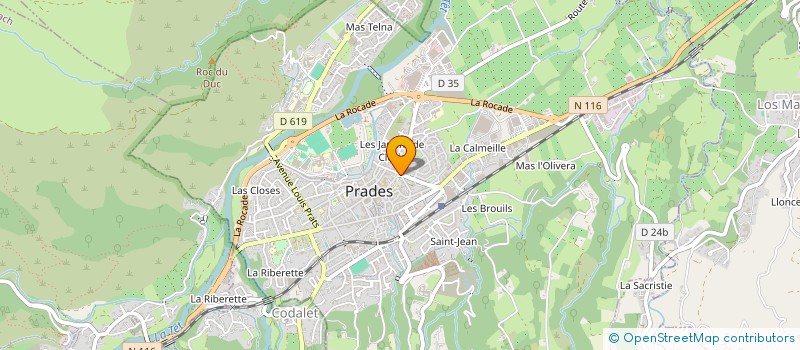 localisation de l'entreprise SIVU DU CONFLENT  PRADES