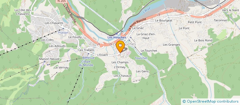 localisation de l'entreprise SIVU DU DOMAINE LES HOUCHES-SAINT GERVAIS à LES HOUCHES