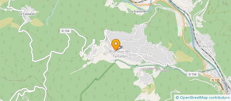 localisation de l'entreprise SIVU DU ROUVERGUE à LAVAL-PRADEL