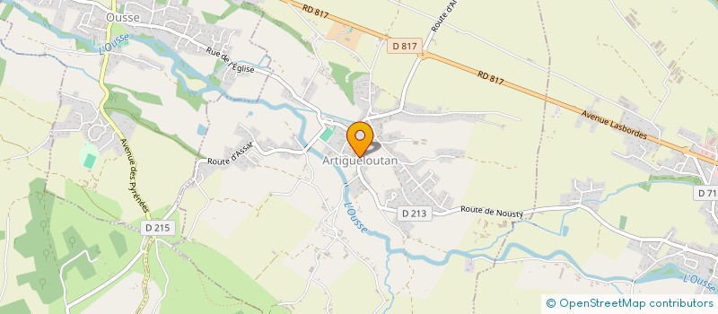 localisation de l'entreprise SIVU DU RPI DE L OUSSERE ET DU LOURROU  GOMER