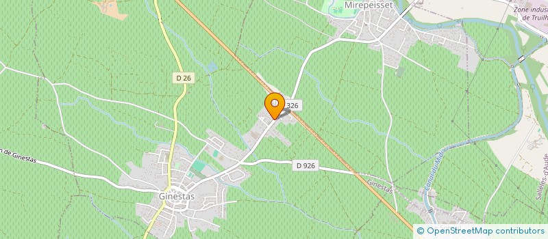 localisation de l'entreprise SIVU DU SUD MINERVOIS à GINESTAS