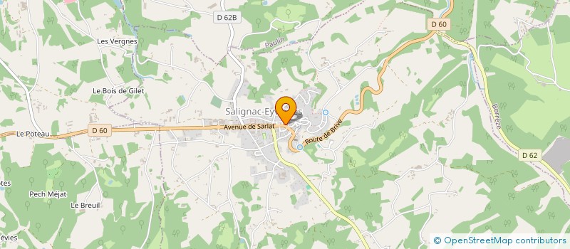 localisation de l'entreprise SIVU EQUIPET SPORTIFS SALIGNAC ST CREPIN à SALIGNAC-EYVIGUES