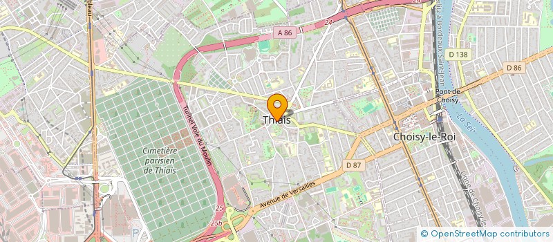 localisation de l'entreprise SIVU ETS SCOLAIRES SECOND DEGRE ET SPORT à THIAIS