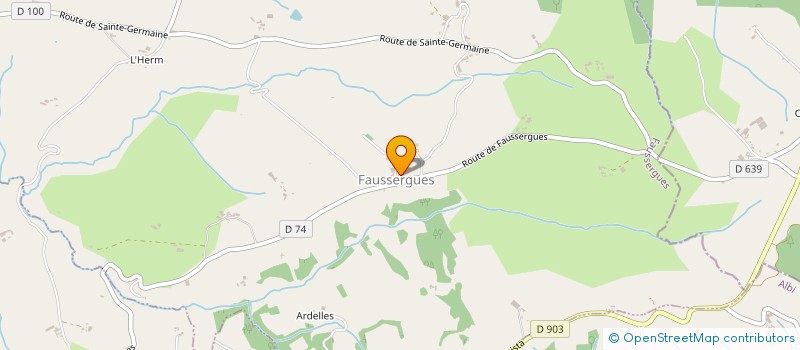 localisation de l'entreprise SIVU EXPLOITATION RESSOURCES VALLEE TARN à TREBAS