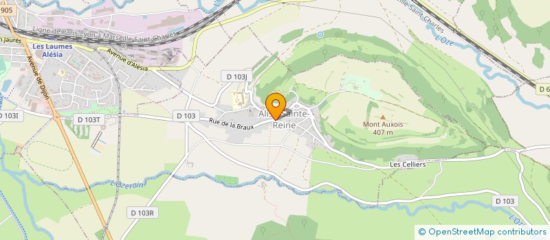 localisation de l'entreprise SIVU INCENDIE SECOURS VALLEE OZERAIN à JAILLY-LES-MOULINS