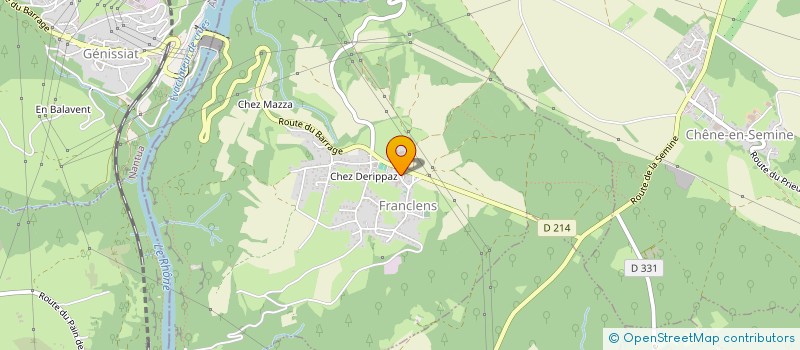 localisation de l'entreprise SIVU INTERSCOLAIRE CHENE EN SEMINE .... à FRANCLENS