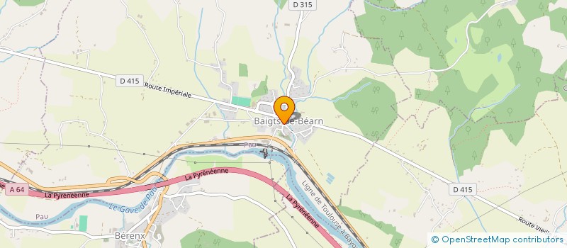 localisation de l'entreprise SIVU LATAILLADE à BAIGTS-DE-BEARN