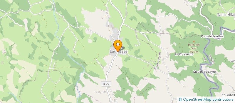 localisation de l'entreprise SIVU LE VEYRE  LAURESSES