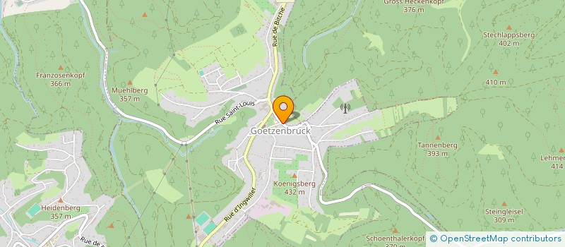 localisation de l'entreprise SIVU LES VERRIERS à GOETZENBRUCK