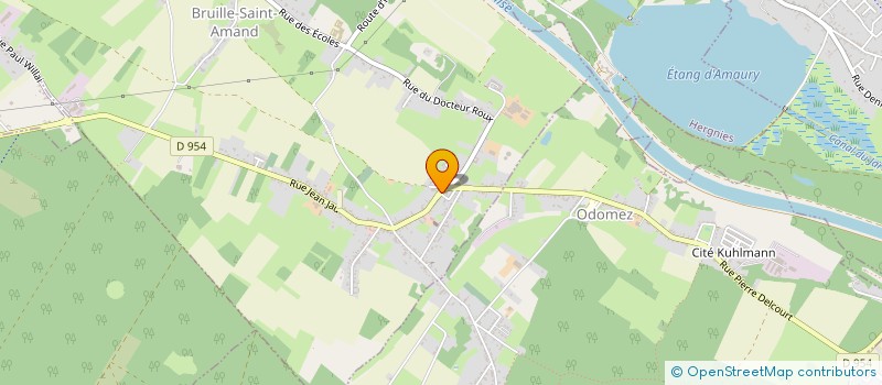 localisation de l'entreprise SIVU PETITE ENFANCE LES 4 CHATONS à BRUILLE-SAINT-AMAND