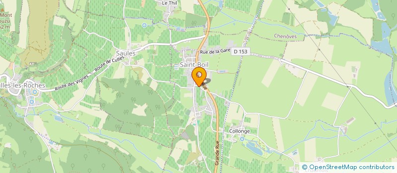 localisation de l'entreprise SIVU POUR GESTION BIBLIOTHEQUE ST BOIL  SAINT-BOIL