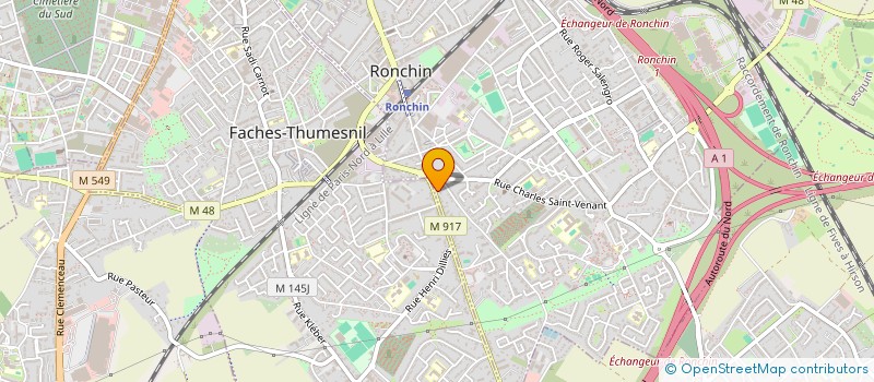 localisation de l'entreprise SIVU POUR L'ETUDE LA CREATION LA PROMOTION L'AMENAGEMENT ET LA GESTION DU CENTRE DE LOISIRS DU CAMP FRANCAIS à RONCHIN