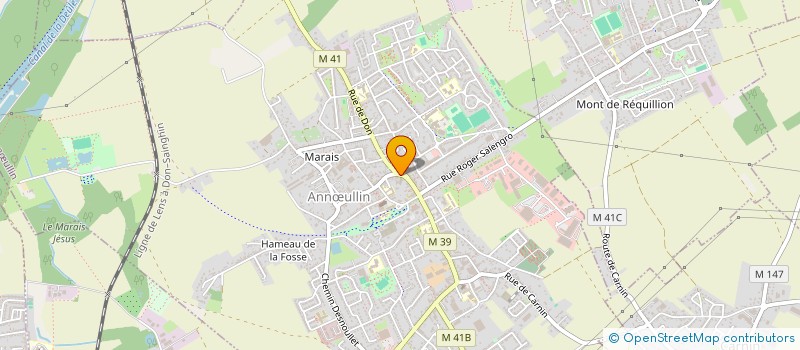 localisation de l'entreprise SIVU POUR LA CONSTRUCTION GENDARMERIE à ANNŒULLIN