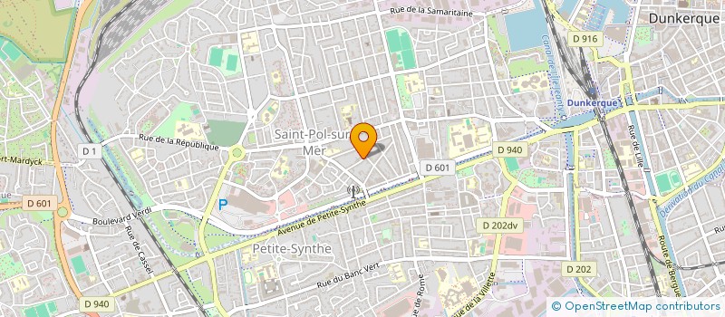 localisation de l'entreprise SIVU POUR LA TELEDISTRIBUTION à DUNKERQUE