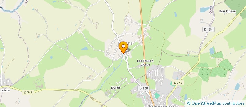 localisation de l'entreprise SIVU POUR LE RP DE SURIN - XAINTRAY  SURIN