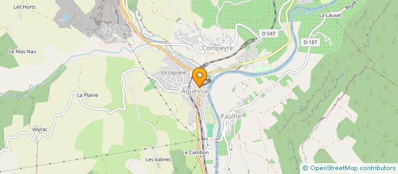 localisation de l'entreprise SIVU SCOLAIRE DU LUMENCON à AGUESSAC